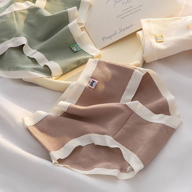 Quần lót nữ cotton kháng khuẩn, viền su không lộ cạp vừa đáy may HLBOUTIQUE L0188