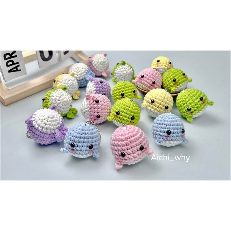 Móc khoá cá heo 🐬 mini nhiều màu
