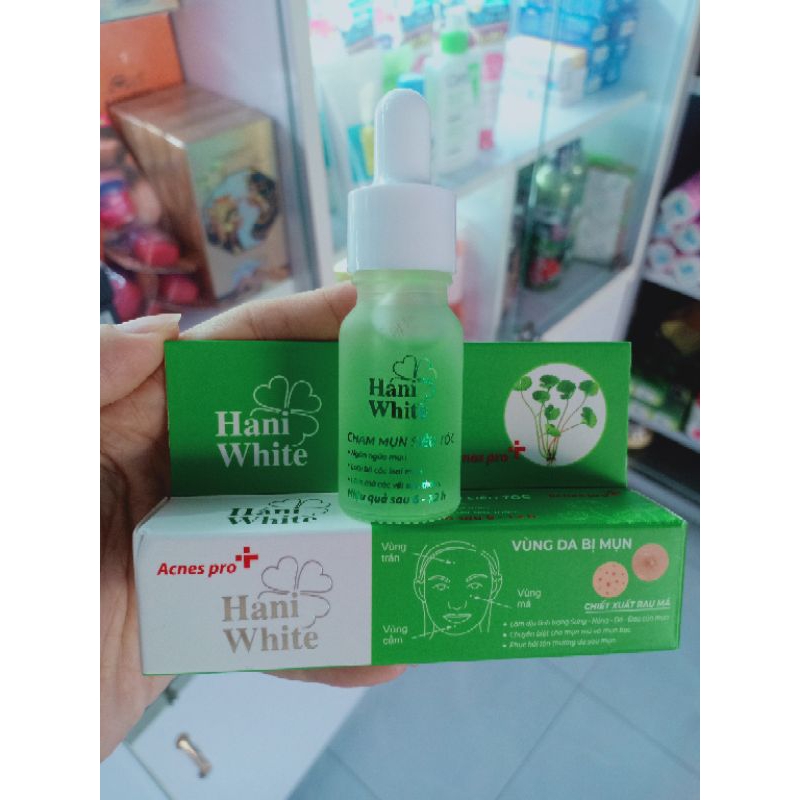 SERUM CHẤM MỤN RAU MÁ HANI WHITE