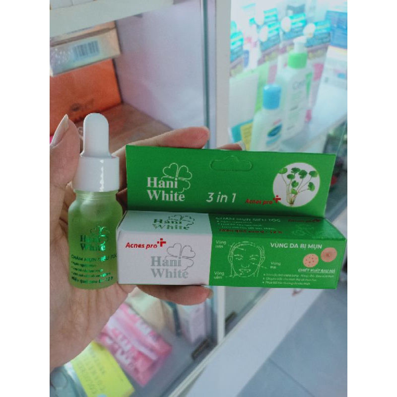 SERUM CHẤM MỤN RAU MÁ HANI WHITE