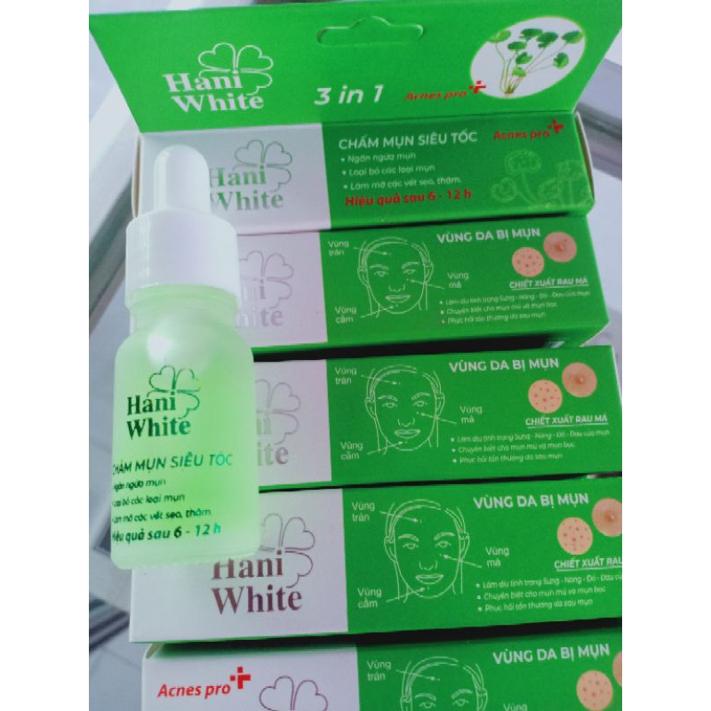 SERUM CHẤM MỤN RAU MÁ HANI WHITE