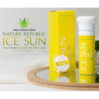 Kem Chống Nắng Ice Sun Nature Puff SPF 50+ PA ++++
