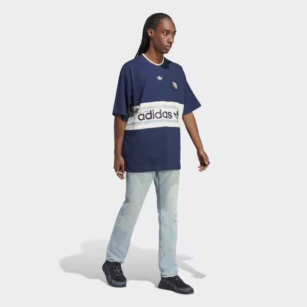 ÁO ADIDAS BLOKEPOP TEE NIGHT INDIGO IP7168
