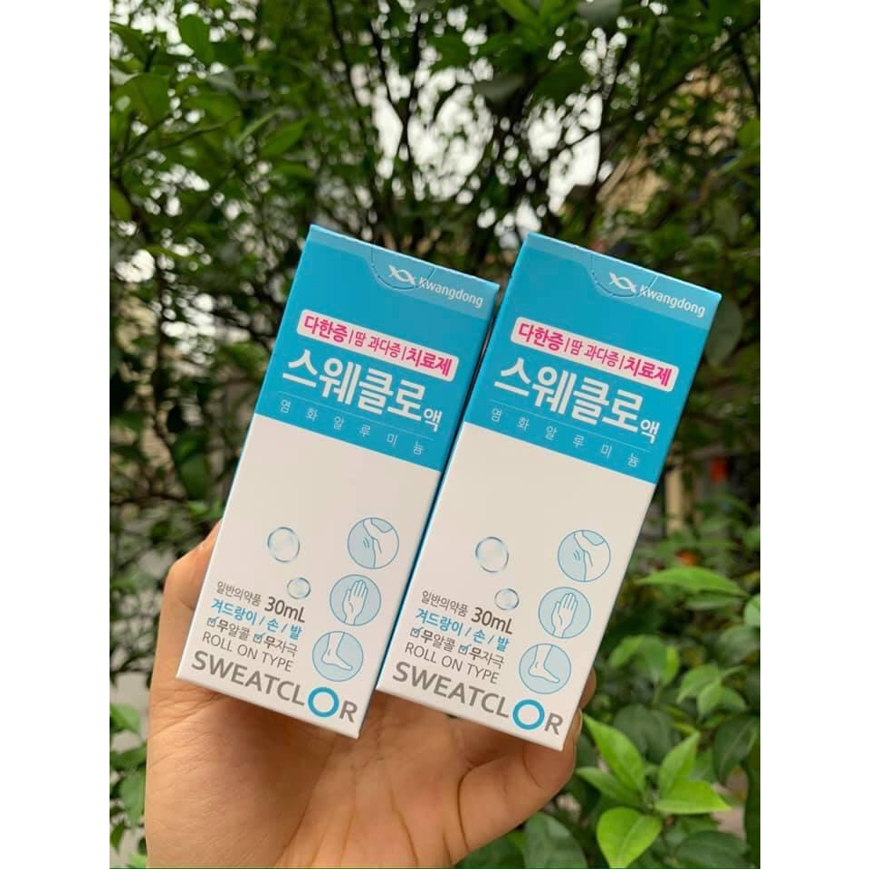 Lăn khử mùi Kwangdong Sweatclor 30ml Hàn Quốc.ALYA