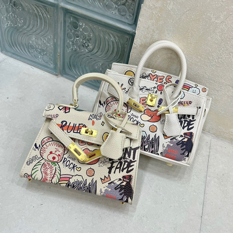 QCCC- Túi HM hoạ tiết hoạt hình xinh xỉu