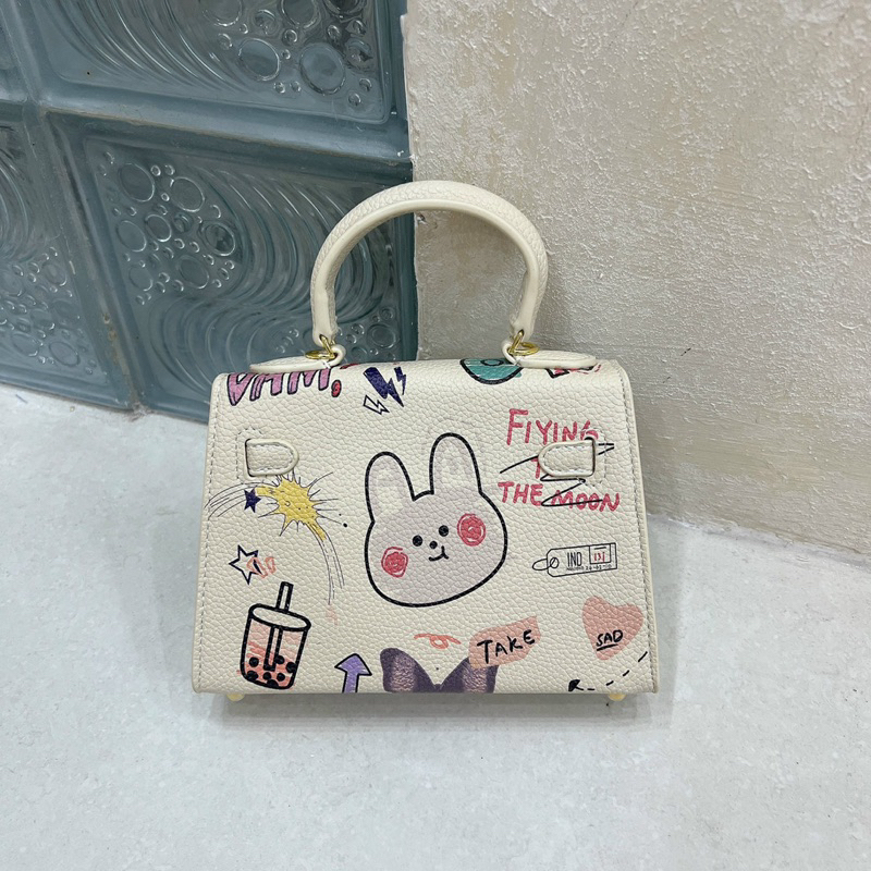 QCCC- Túi HM hoạ tiết hoạt hình xinh xỉu