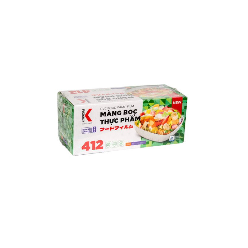 {FREESHIP + BAO BÌ MỚI} ❤️❤️ Màng Bọc Thực Phẩm Kokusai 30cmx412