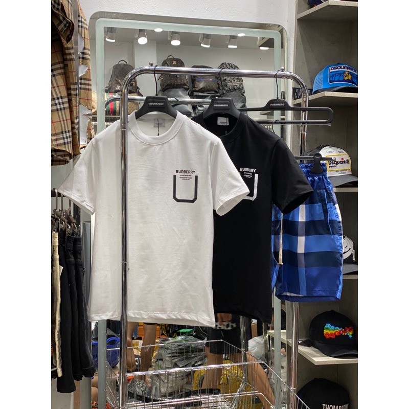 Bộ cộc Bb.r hoạ tiết logo ở ngực mix quần xanh caro cực chất