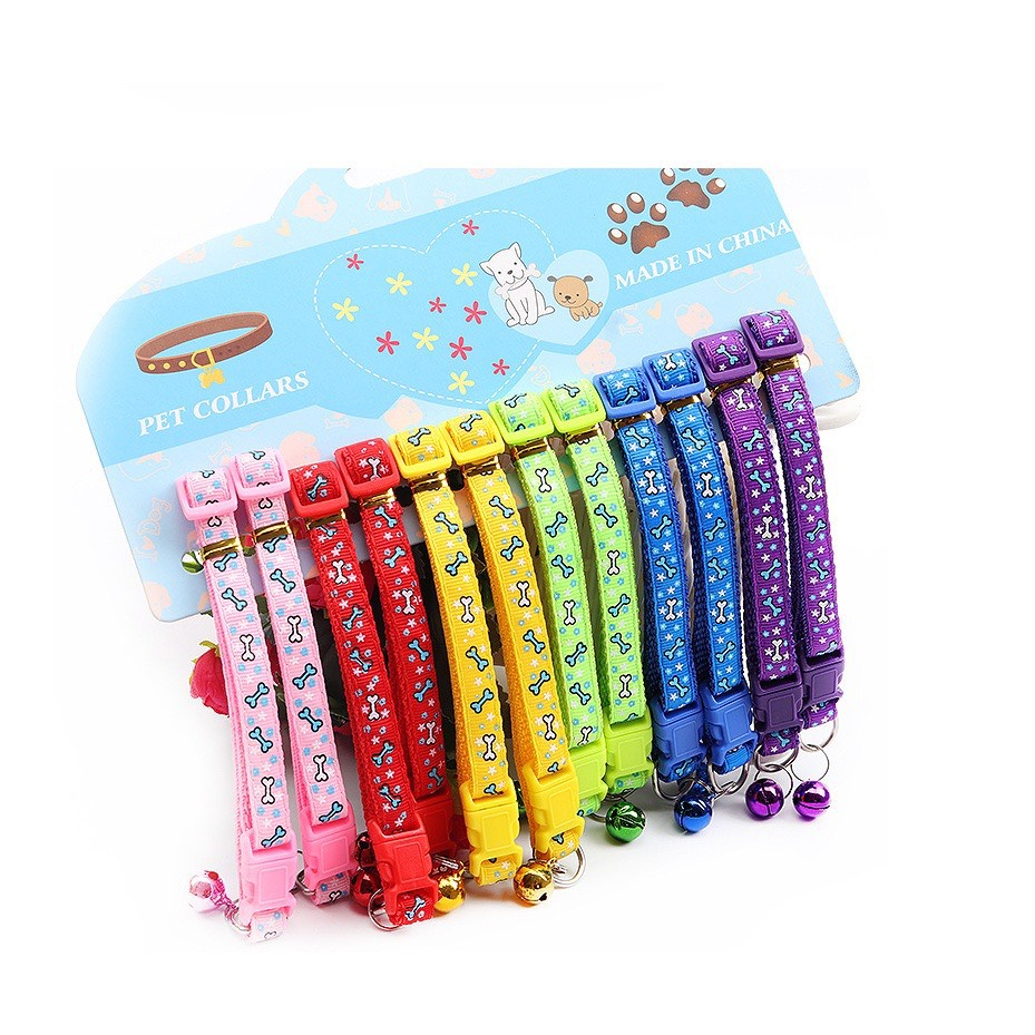 Vòng Cổ Chó Mèo 💝 Phản Quang Nhiều Màu Sắc Tươi Sáng💝FREE SHIP