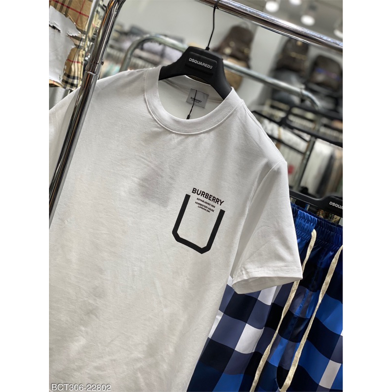 Bộ cộc Bb.r hoạ tiết logo ở ngực mix quần xanh caro cực chất