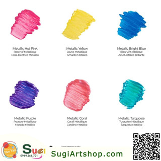 [ Sugi Art Shop ] Màu Poster Paint Mont Marte 500ml ( Metallic Poster , Fluoro Poster )