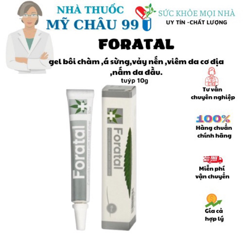 Foratal, Kem Mỡ Bôi Da Chuyên Dùng Cho Viêm Da Cơ Địa, Vảy Nến, Á Sừng, chàm khô,hăm tả ,Khô Da, Nứt Nẻ