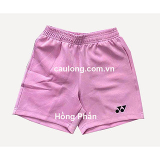 Quần Short Cầu Lông Nữ Yonex Logo Hồng Phấn
