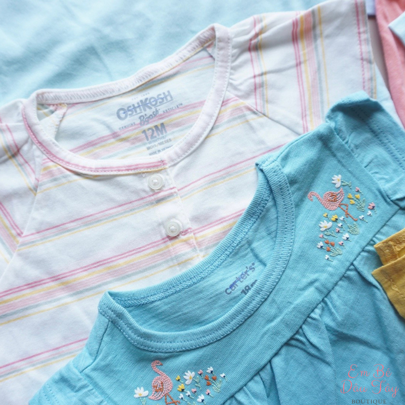 Áo thun bé gái, áo phông bé gái, 100% cotton, đa dạng màu sắc, kiểu dáng xinh yêu size đại 6-14Y (20-49kgs), VNXK