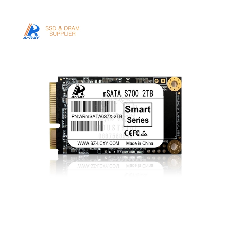 2TB SSD Ổ cứng chuẩn mSata 6GBps thương hiệu A-RAY dòng S700 Smart Series chính hãng mới 100%