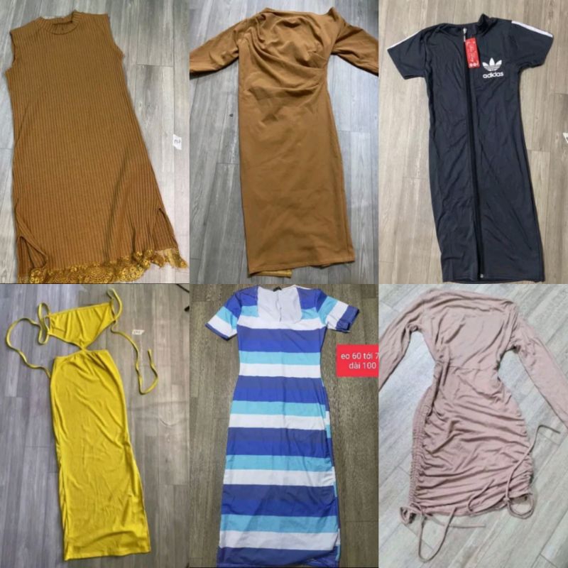 Đầm body nhiều mẫu chỉ từ 22k