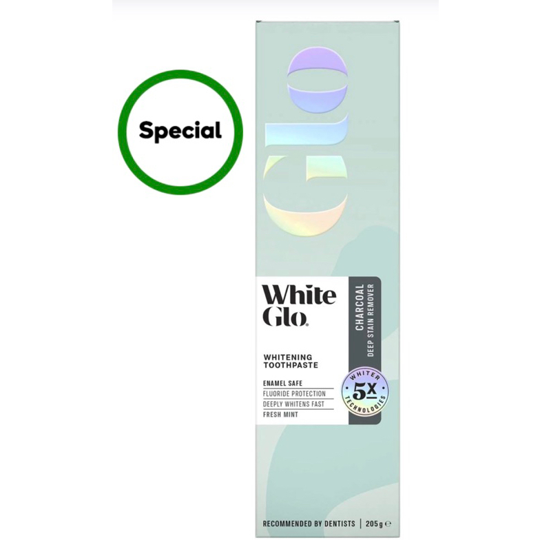 Kem đánh răng tối ưu trắng răng sau 3 ngày White Glo toothpaste whitening 205g