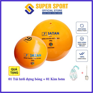 Bóng Chuyền Hơi Động Lực Chính Hãng JaTan Tiêu Chuẩn Thi Đấu Loại 200g, 250g, 300g Tặng Kim Bơm Và Túi Lưới Đựng Bóng