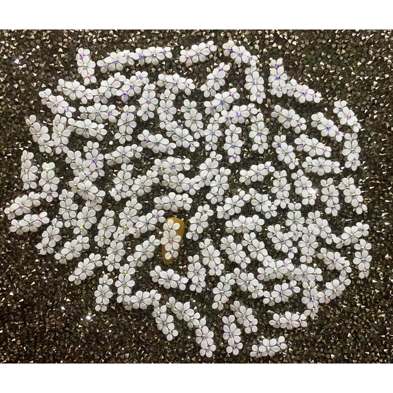 Hoa bột nail hoa đính tay  / GIÁ 1 BÔNG