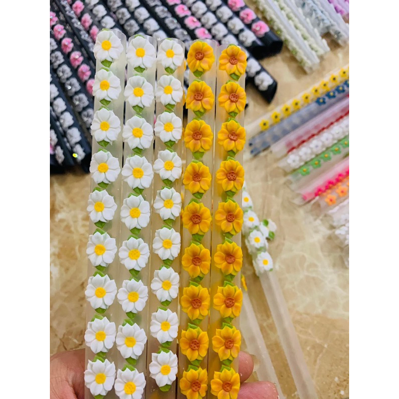 Hoa bột nail hoa đính tay  / GIÁ 1 BÔNG