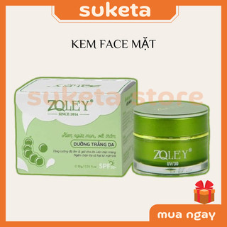 Kem face Zoley xanh giảm mụn trắng da giảm thâm sạm hiệu quả