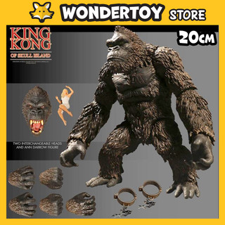 Mô hình Mezco King Kong of Skull Island Monsterverse Quái Vật Đảo Đầu Lâu Action Figure (F)