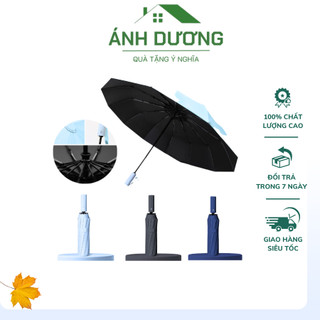 Ô Dù Tự động Gấp Gọn 2 Chiều Chống Tia UV 10 Nan Che Nắng đi Mưa - Ô Tự động đóng Mở 2 Lớp Dày Dặn Chống Thấm