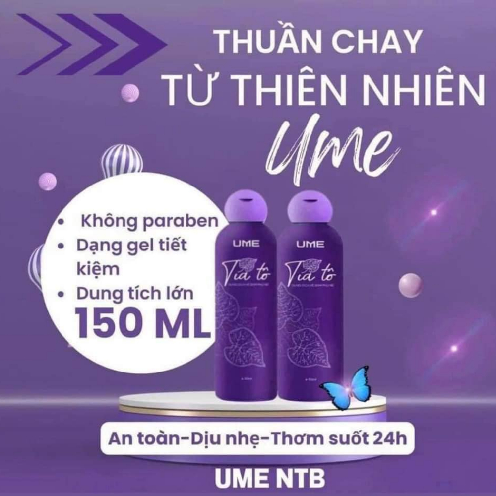 Dung Dịch Vệ Sinh Phụ Nữ Tía Tô Ume Ngọc Trinh 150ml Việt Nam Chính Hãng