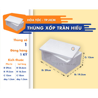 thùng Xốp size số 1 (29x13x19 cm), thùng xốp giữ nhiệt, thùng mút mới