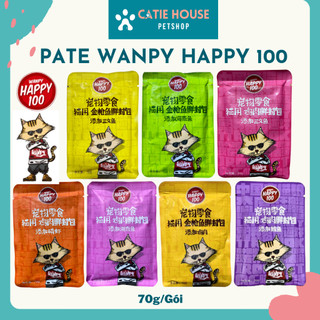 [Giao ngay HỎA TỐC] Pate Wanpy Happy 100 cho mèo gói 70g đủ vị