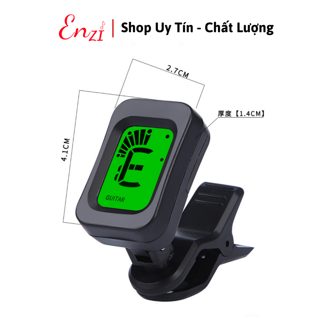 Máy lên dây đàn guitar ukulele violin Tuner guitar ukulele violin chất lượng Enzi