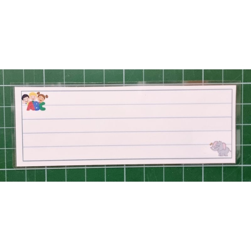 Sét 10 Thẻ từ 1/4 A4 kẻ ngang. Có nam châm.