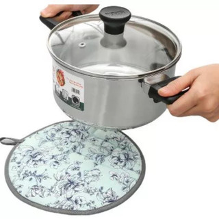 Đế lót nồi lót chảo vải bố 22cm cách nhiệt loại tốt