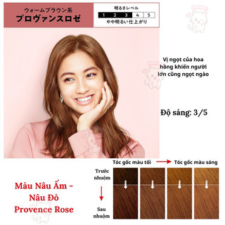 Nhuộm tóc dạng bọt của Kao Liese Prettia Nhật Bản màu nâu đỏ màu số 1