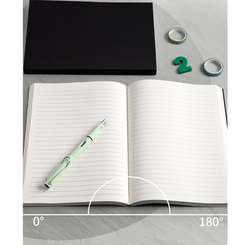 NB42 Sổ tay ghi chú bìa trơn kraft/ bìa đen B5 và A5