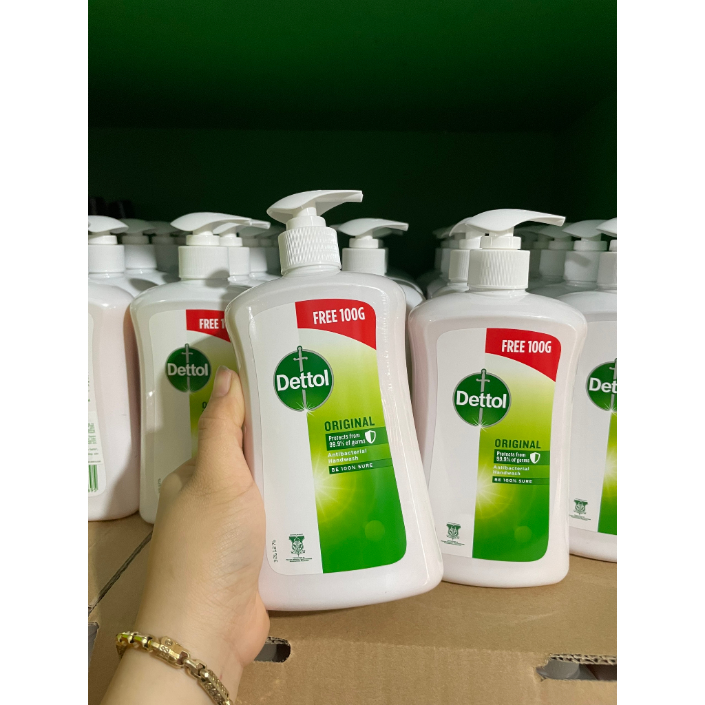 Nước rửa tay kháng khuẩn Dettol chai 500g _ Date 5/2025