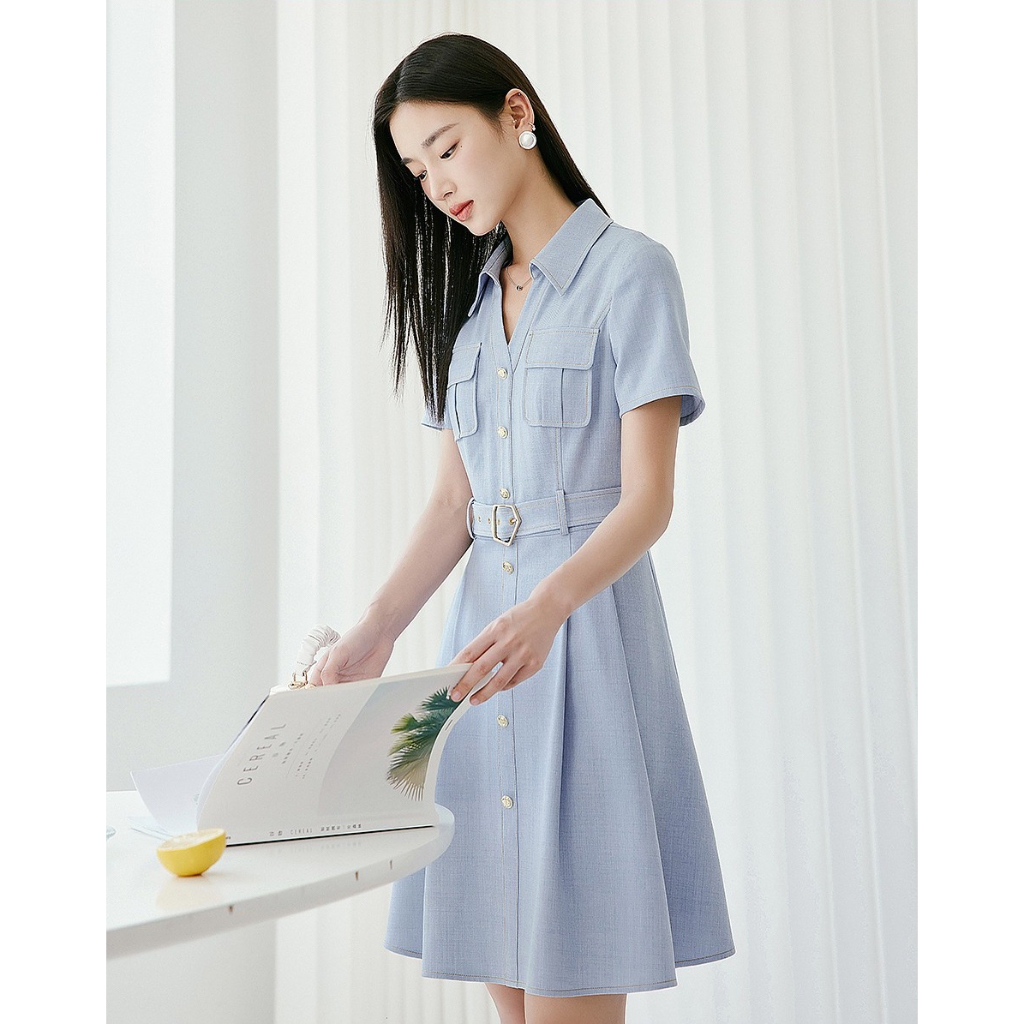 X212 Váy kèm thắt lưng xuất dư của Y.SING