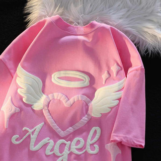 Áo trái tim angel chất cotton su form 45-65kg