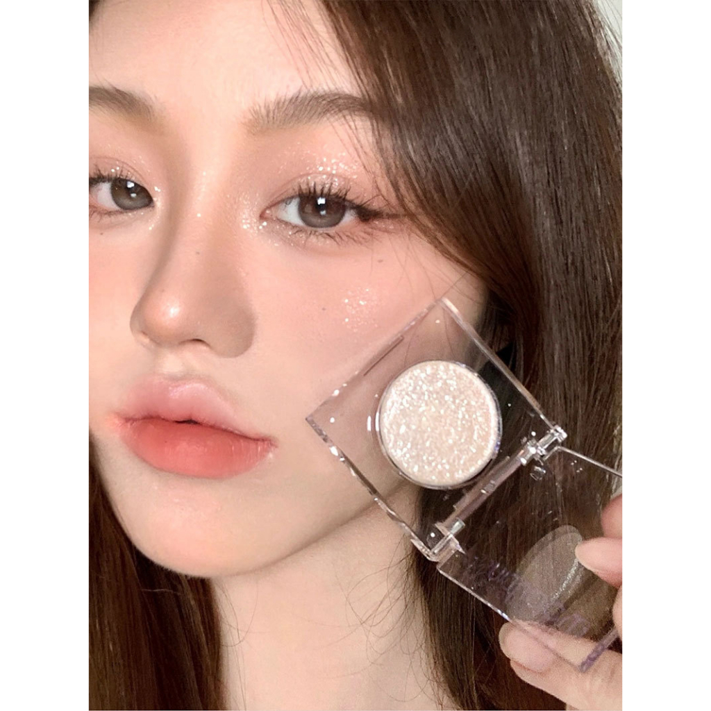 Bảng Phấn Mắt Ánh Ngọc Trai Siêu Sáng Trang Điểm Có Thể Sử Dụng Với Độ Bóng Cao Và Không Trang Điểm