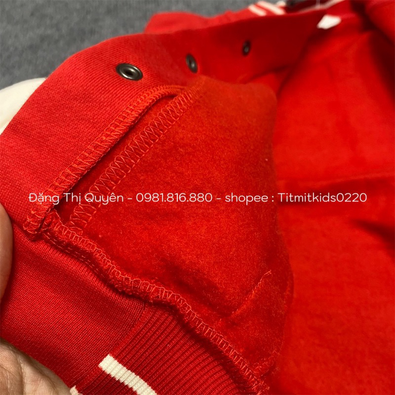 Áo bomber h.m dư xịn bé trai 2-10y
