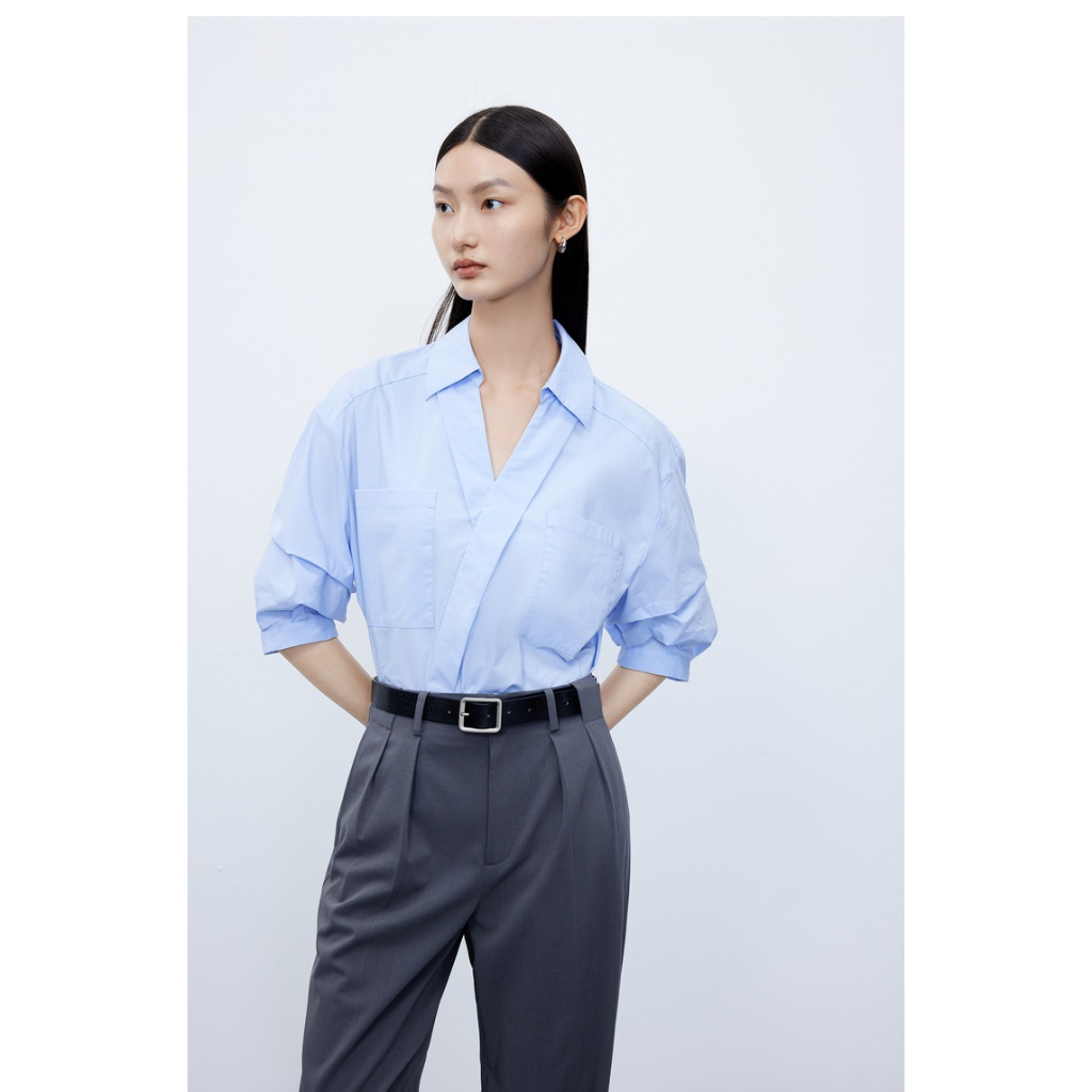 B058 Áo sơ mi xuất dư của LILY
