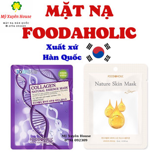Mặt Nạ Collagen 3D Foodaholic Chính Hãng Hàn Quốc