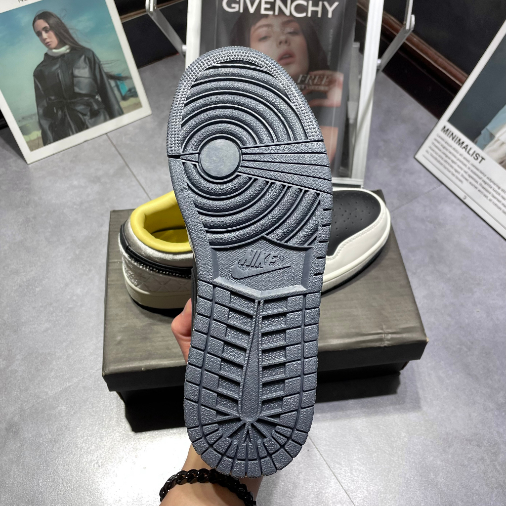 Giày thể thao Jordan 1 Low Beaded swoosh, Giày JD1 vạch đính đá