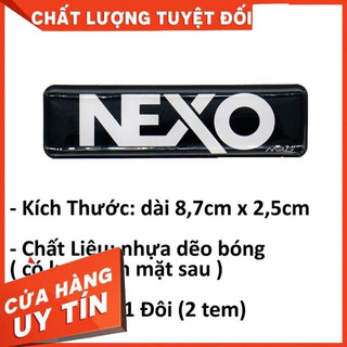 Tem dán thùng loa - logo Nexo : Giá 2 chiếc