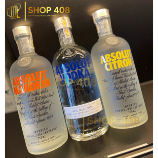 Rượu absolut vodka 750ml & mandrin 750ml & citron 750ml không hộp