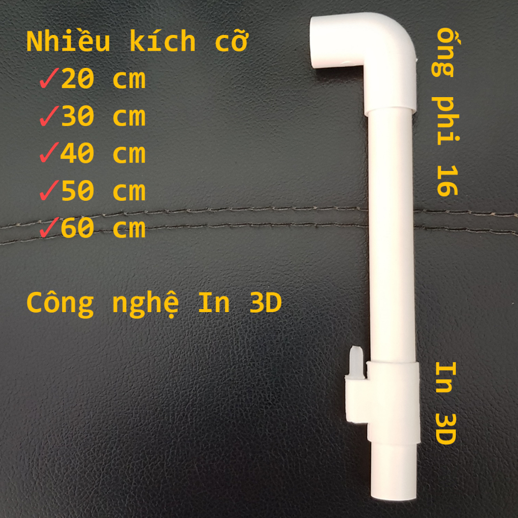Ống bơm airlift nguyên khối làm bằng công nghệ in 3D