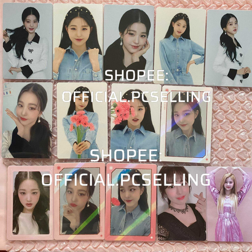 Photocard IZONE Wonyoung chính hãng thẻ bài bo góc mặc định df