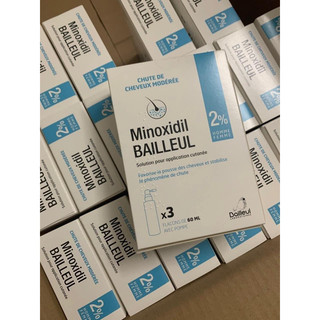Dung dịch dùng ngoài da Minoxidil 2% Bailleul Hỗ trợ mọc tóc giảm rụng tóc (60ml)