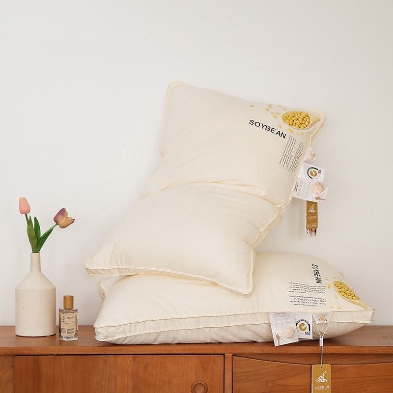 Ruột gối nhật cao cấp bông đậu nành.vải lụa tencel cao cấp nhập khẩu sẵn