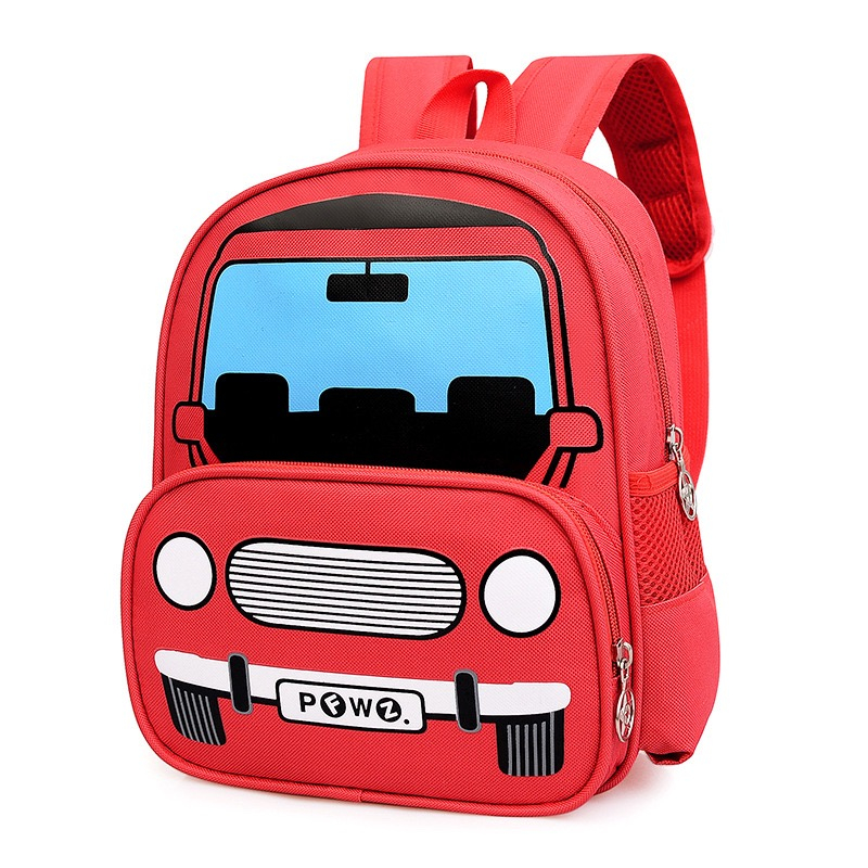 Balo cho bé trai bé gái đi học mẫu giáo mầm non hình siêu nhân nhện pony ô tô siêu nhẹ đáng yêu HD235